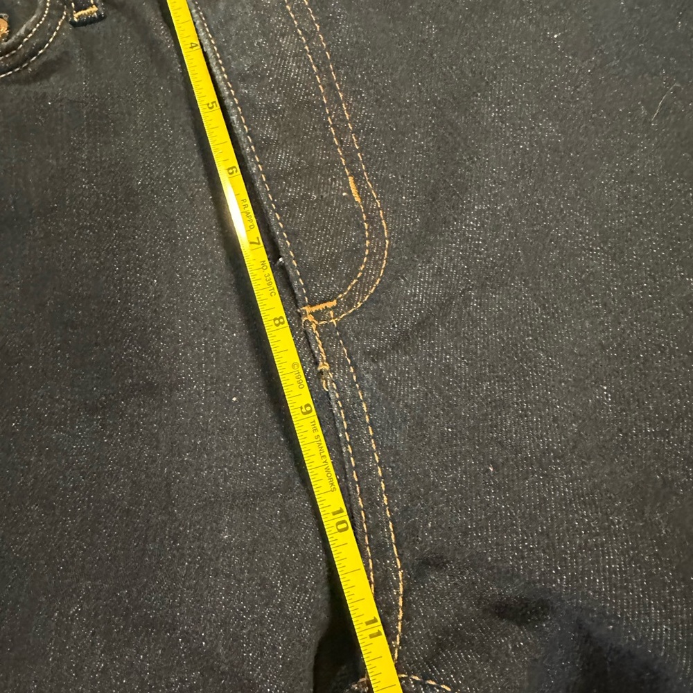 Zara Indigo Cuffed Wide Leg Jeans - Picture 3 of 10
